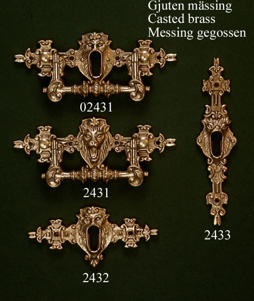1:29 Gjutna stilbeslag Nyrnessans / Neo-renaissannce